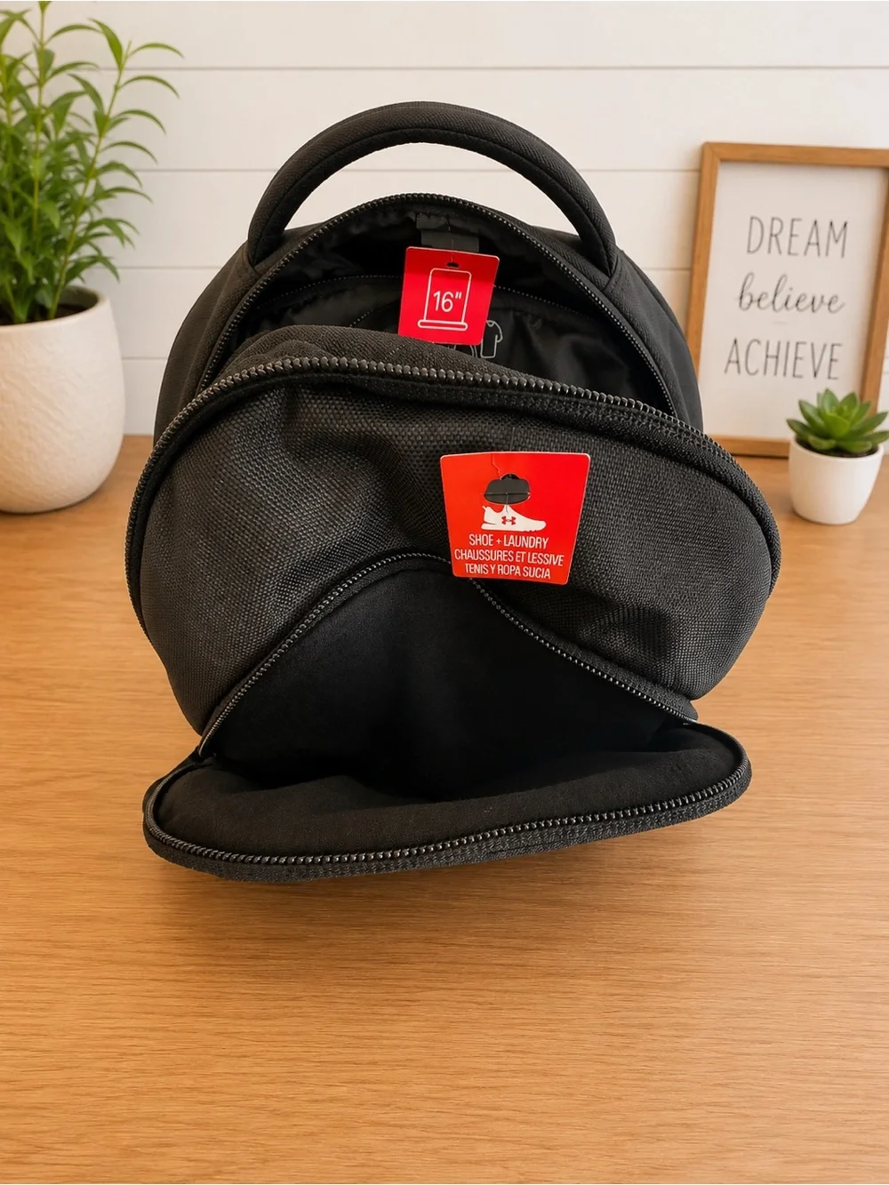 NWT Under Armour Storm Backpack | Black | 16” Laptop | Storm Water-Resistant